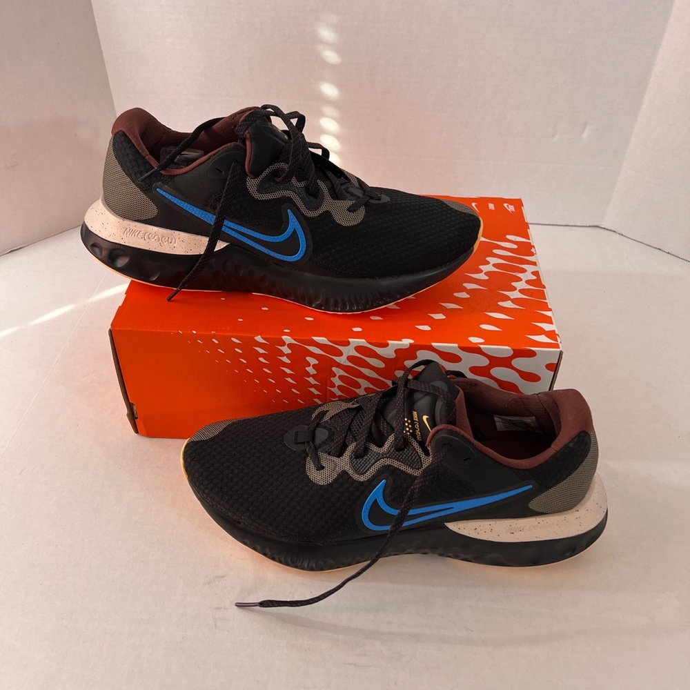 Nike Mens Renew Ride 2 Running Shoes Black CU3504-002 Low Top Sneakers New